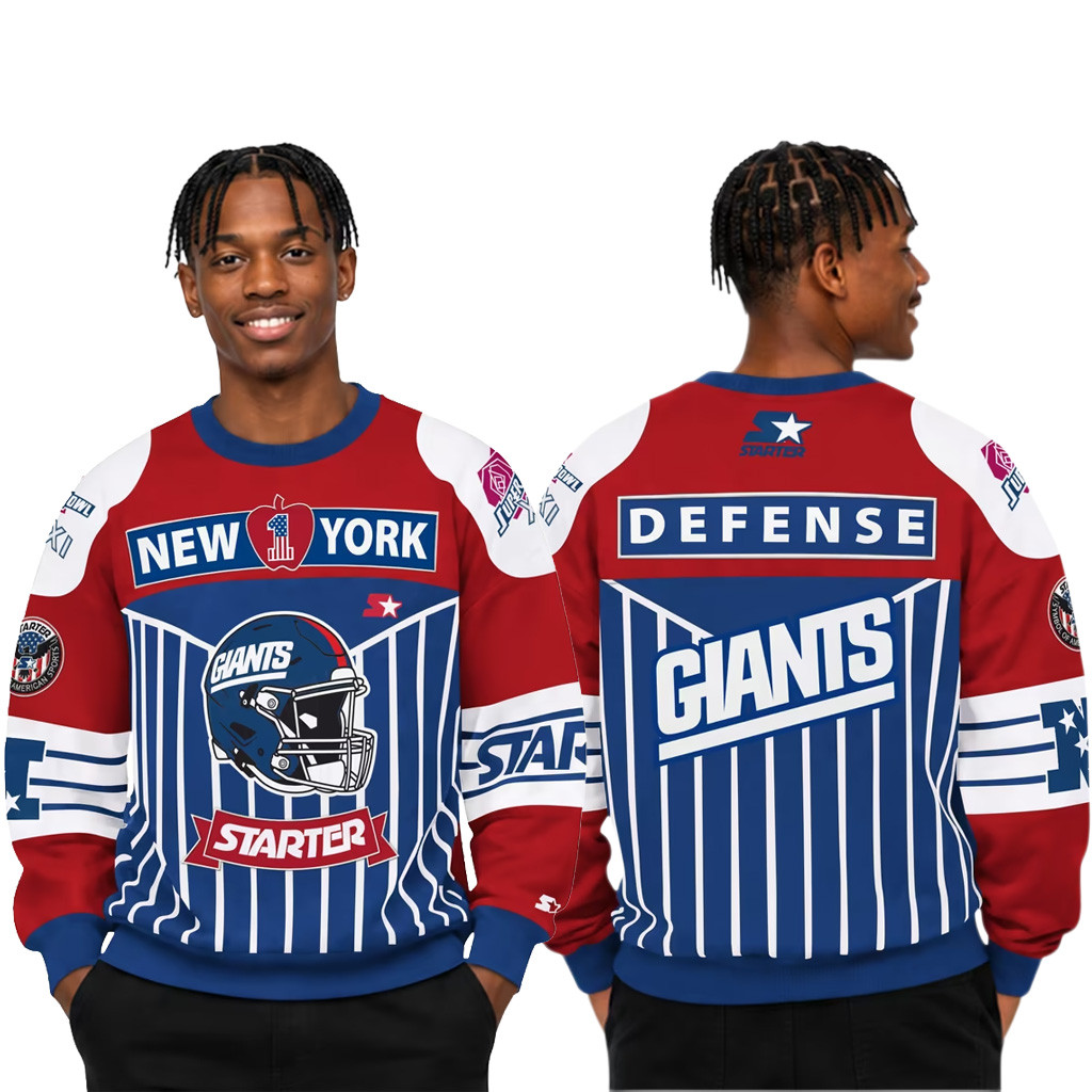 New York Giants Merch 2026 NY Giants Super Bowl XXI Classic 90s Art Off the Wall Sweatshirt 1 - Unicasport New York Giants Merch 2026 NY Giants Super Bowl XXI Classic 90s Art Off the Wall Sweatshirt
