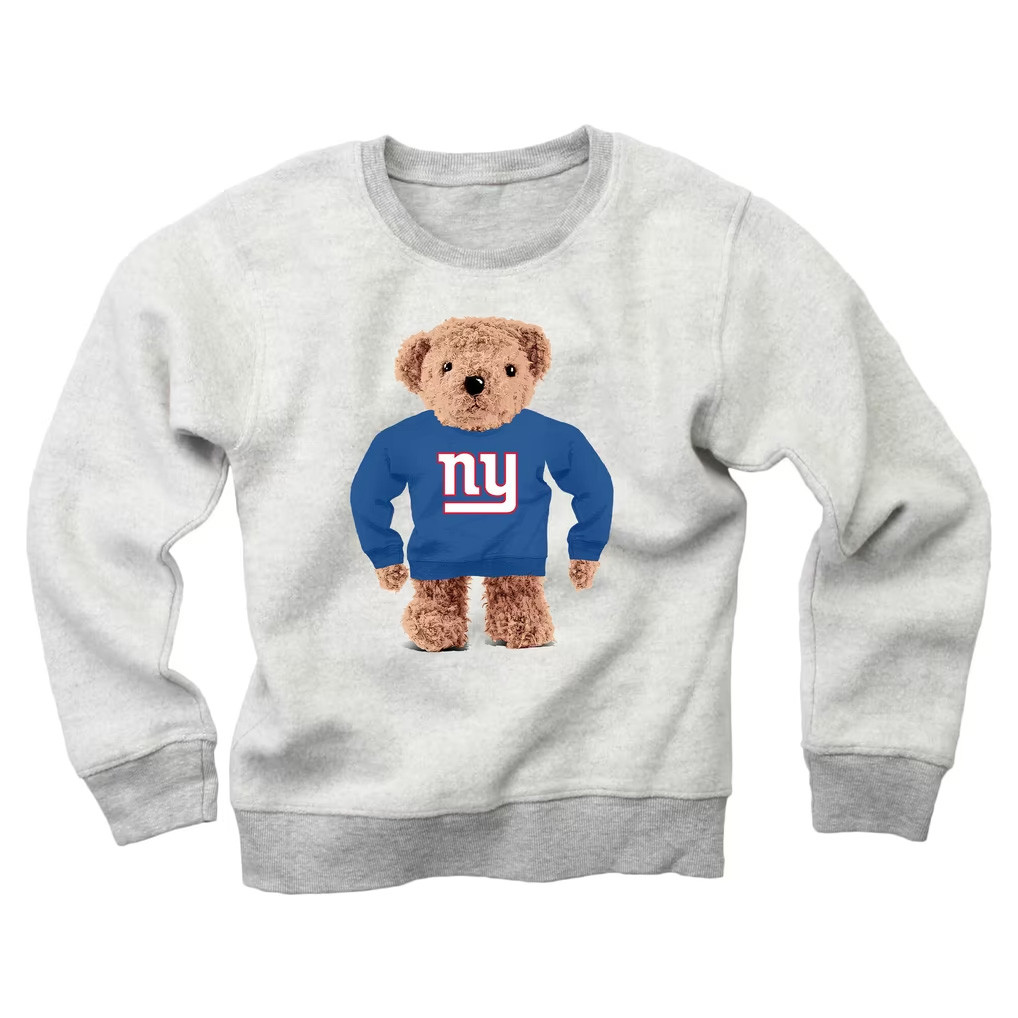 New York Giants Merch 2026 Wes And Willy NY Giants Teddy Bear Sweatshirt Cute Football Gifts 1 - Unicasport New York Giants Merch 2026 Wes And Willy NY Giants Teddy Bear Sweatshirt Cute Football Gifts