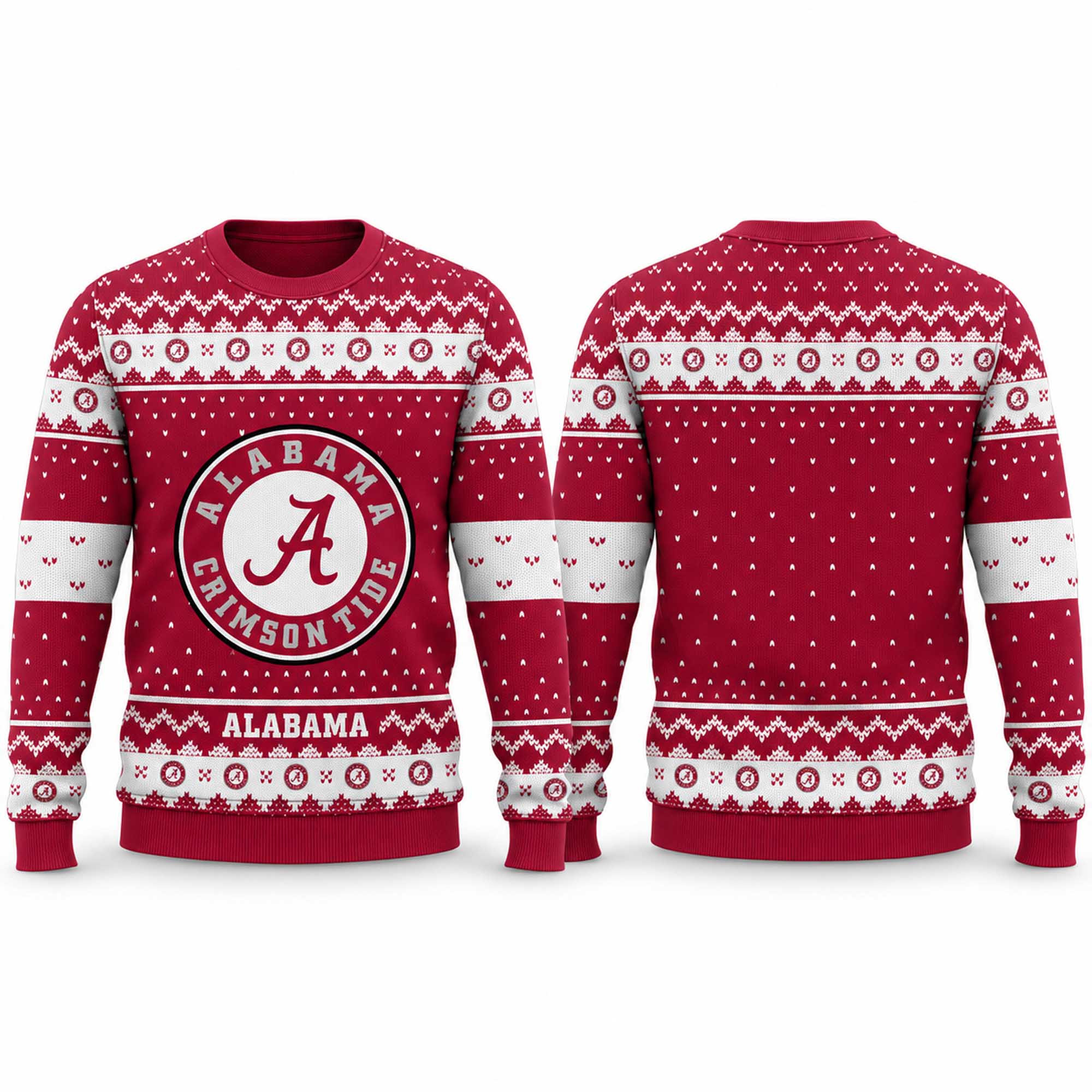 Alabama Crimson Tide Ugly Christmas Sweater Alabama Crimson Tide Merch Fan Gears 1 - Unicasport Alabama Crimson Tide Ugly Christmas Sweater Alabama Crimson Tide Merch Fan Gears