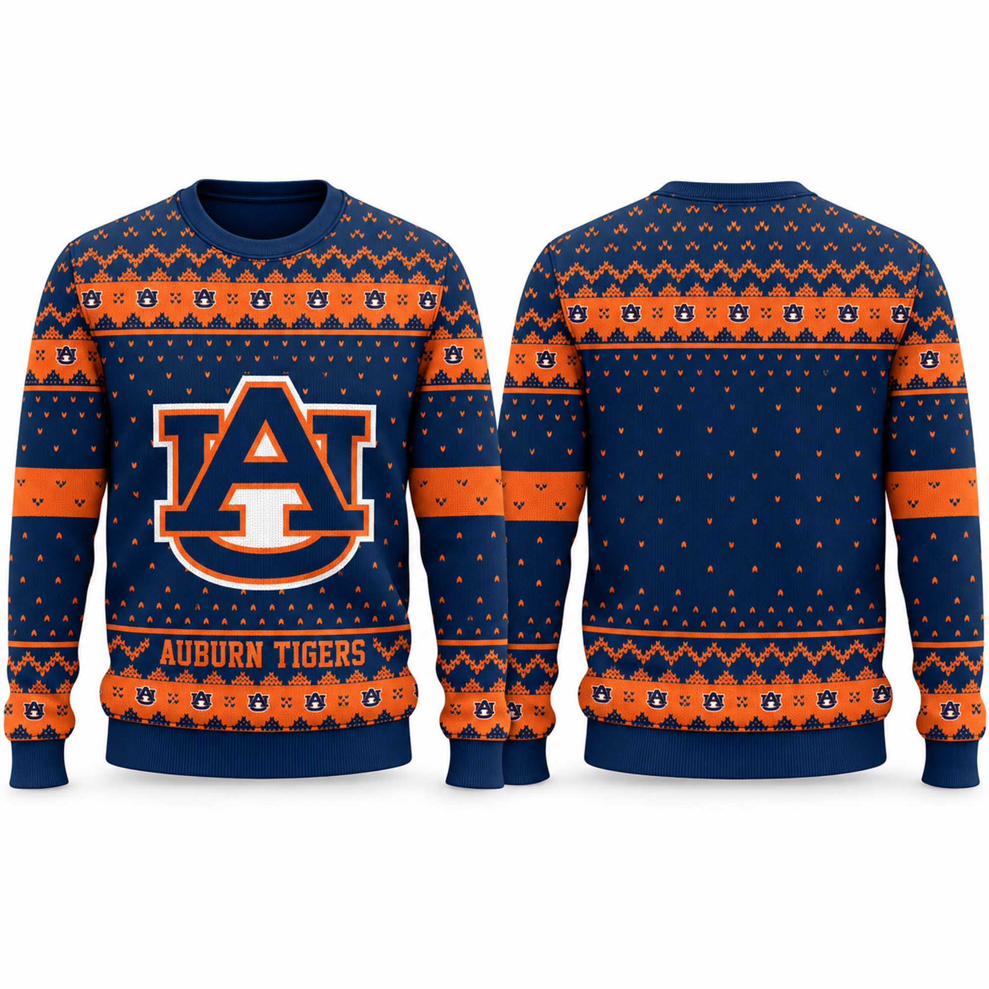 Auburn Tigers 2026 Ugly Christmas Sweater Auburn Tigers Apparel Presents For Football Fan 1 - Unicasport Auburn Tigers 2026 Ugly Christmas Sweater Auburn Tigers Apparel Presents For Football Fan