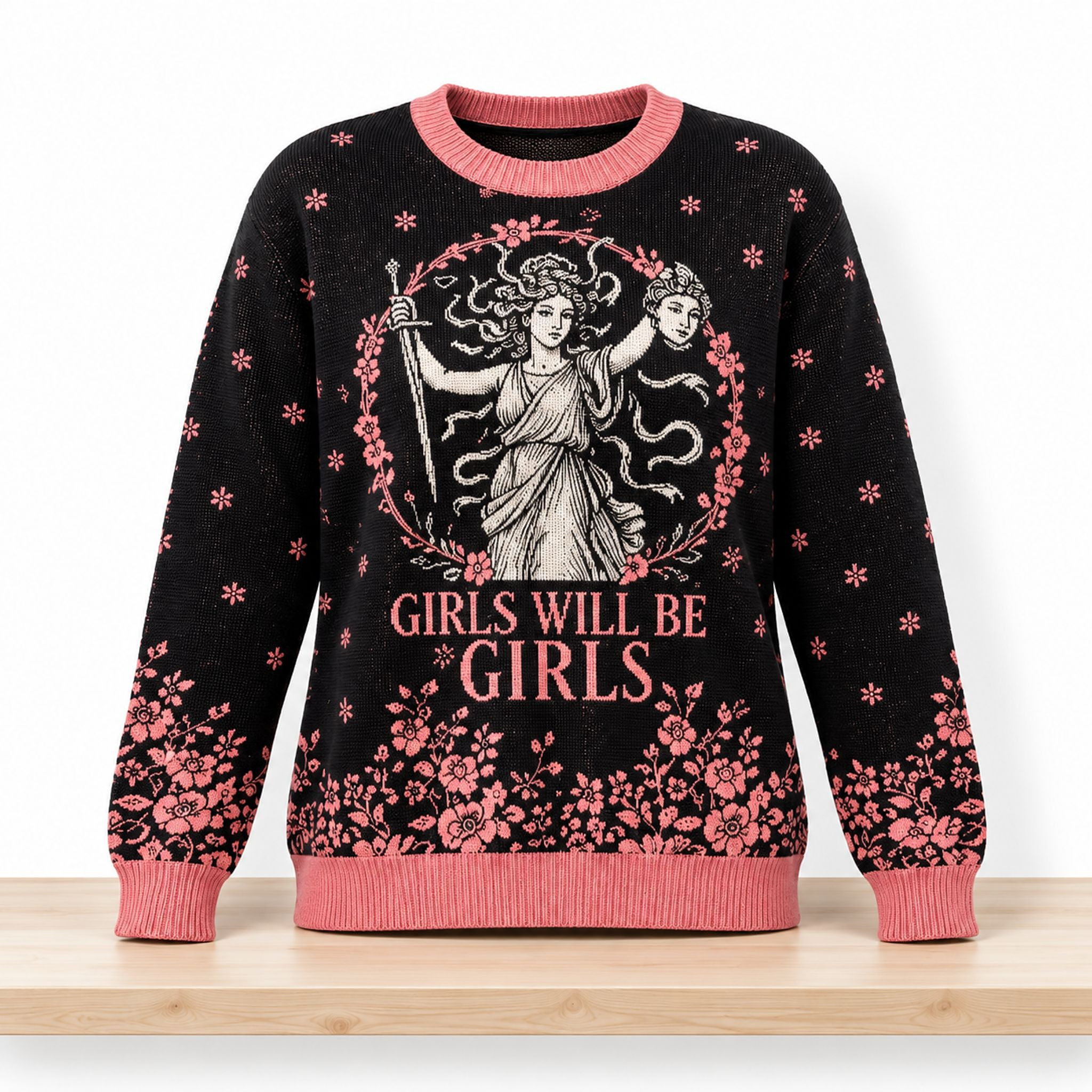 Girls Will Be Girls Christmas 2026 Ugly Sweater Funny Christmas Apparel Gifts For BFF 1 - Unicasport Girls Will Be Girls Christmas 2026 Ugly Sweater Funny Christmas Apparel Gifts For BFF