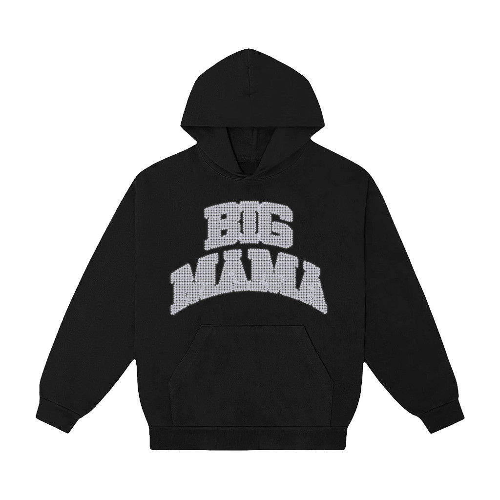Latto Merch Rhinestone Big Mama Hoodie Great Gift For Latto Hip Hop Lover 1 - Unicasport Latto Merch Rhinestone Big Mama Hoodie Great Gift For Latto Hip Hop Lover