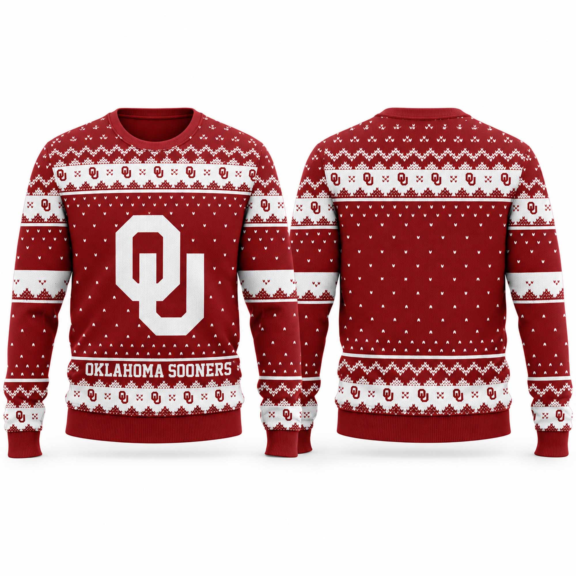 Oklahoma Sooners 2026 Ugly Christmas Sweater Oklahoma Sooners Clothing Best Fan Gear 1 - Unicasport Oklahoma Sooners 2026 Ugly Christmas Sweater Oklahoma Sooners Clothing Best Fan Gear
