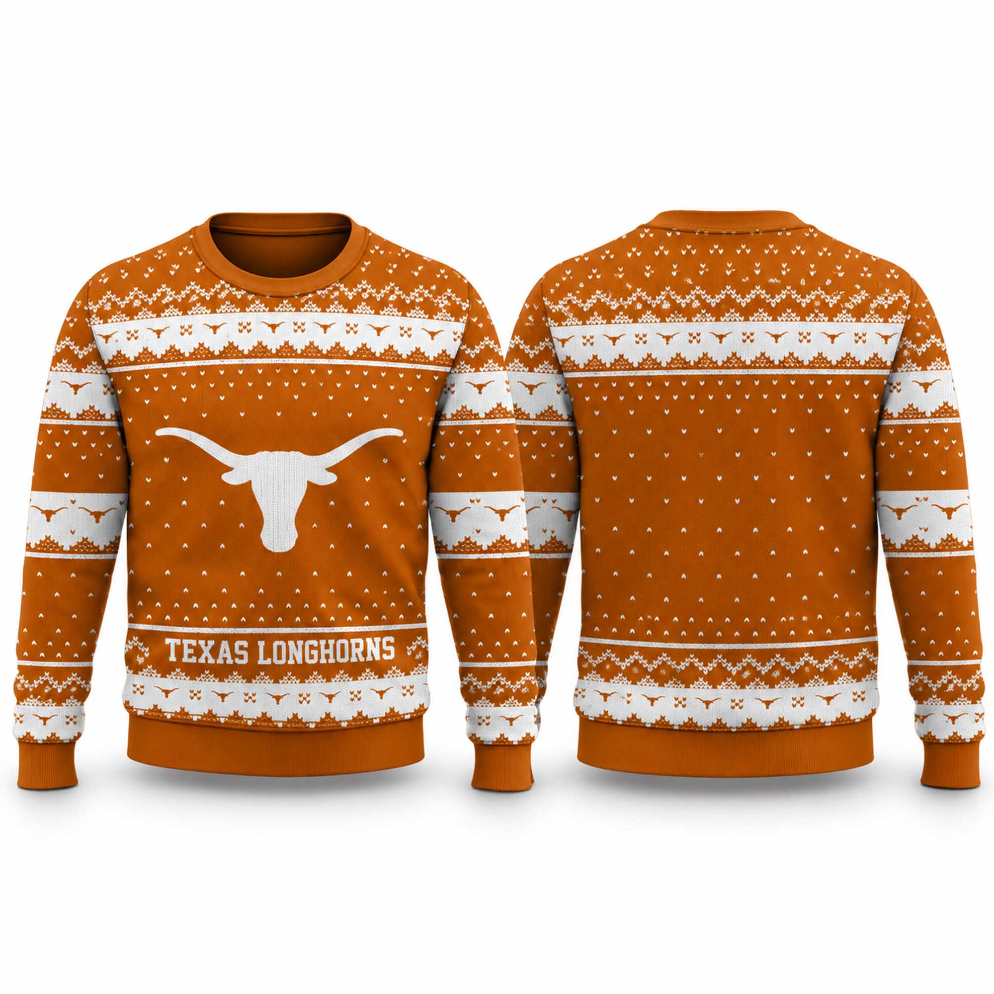 Texas Longhorns 2026 Ugly Christmas Sweater Texas Longhorns Merch Football Fan Gifts 1 - Unicasport Texas Longhorns 2026 Ugly Christmas Sweater Texas Longhorns Merch Football Fan Gifts