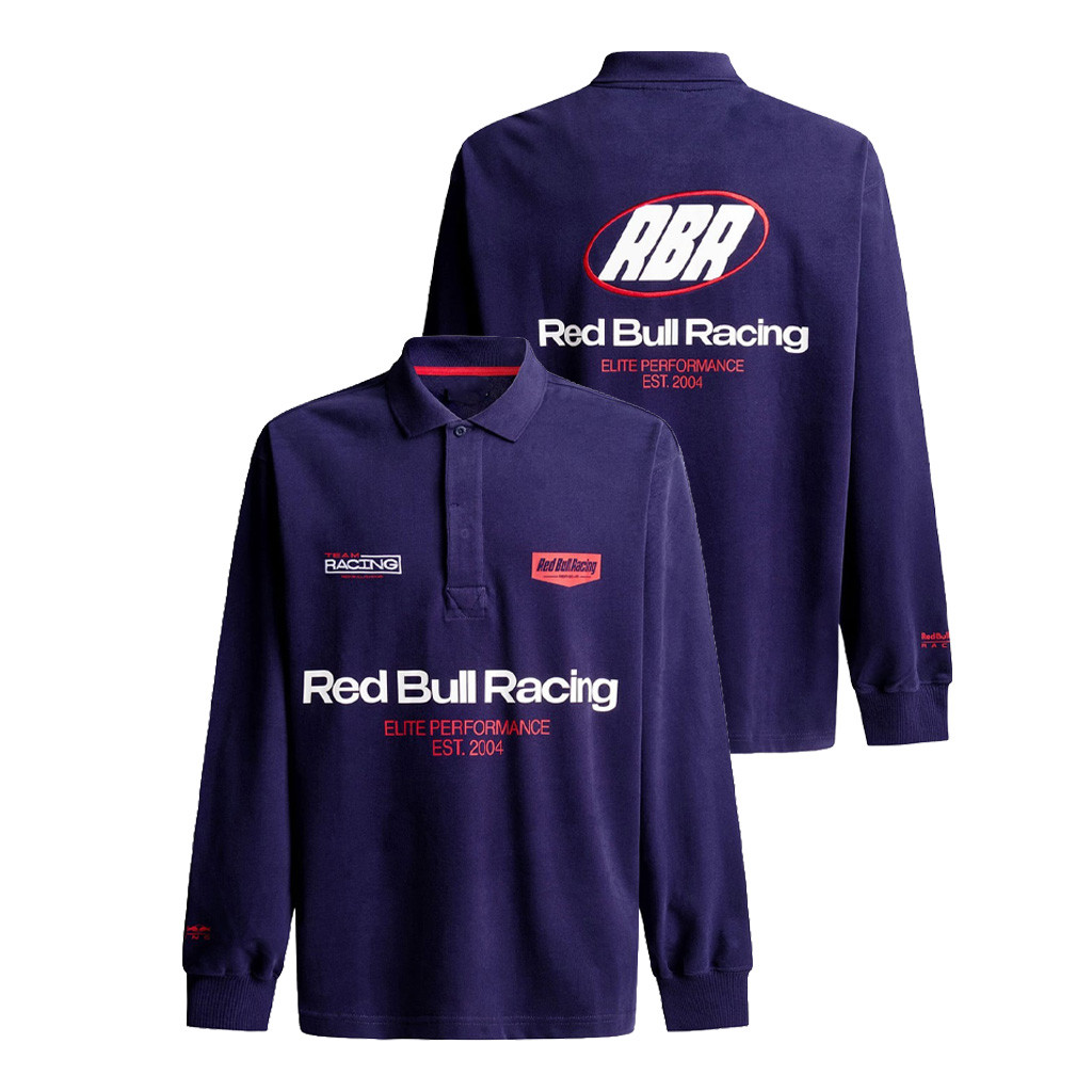 Max Verstappen Merch Oracle Red Bull Racing Pepe Jeans Polo Long Sleeve Shirt Gift For F1 Fans 1 - Unicasport Max Verstappen Merch Oracle Red Bull Racing Pepe Jeans Polo Long Sleeve Shirt Gift For F1 Fans