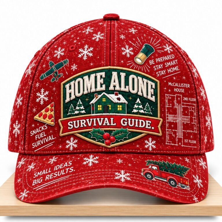Home Alone Merch Hat Survival Guide Christmas 2026 Baseball Cap Fans Gift