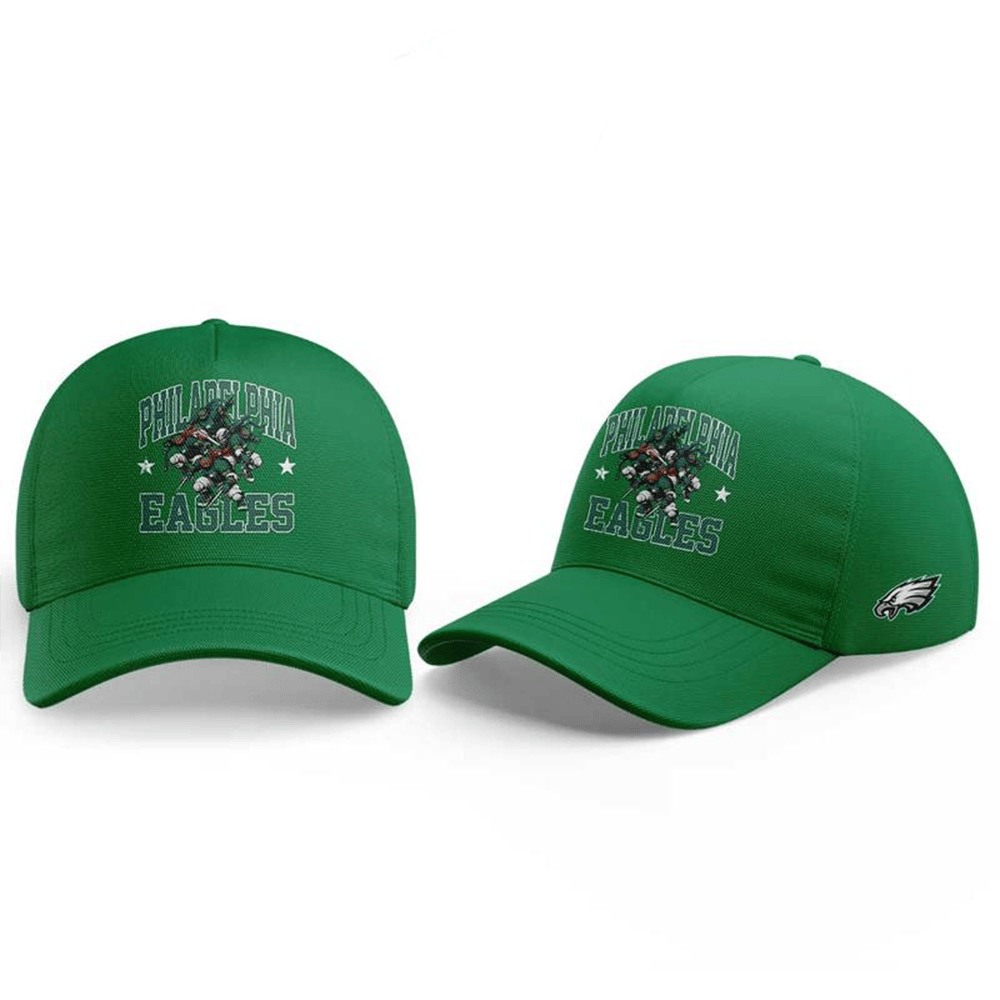 Philadelphia Eagles Merch Hat x Teenage Mutant Ninja Turtles 2026 Baseball Cap Gift Ideas