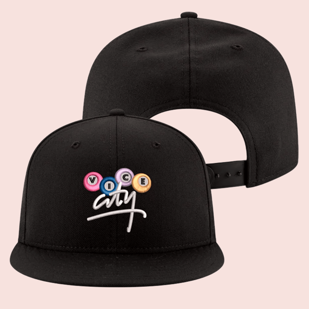 Vice City Merch Miami Heat Hat Vice City Billiards Snapback Cap Gift For Basketball Lovers