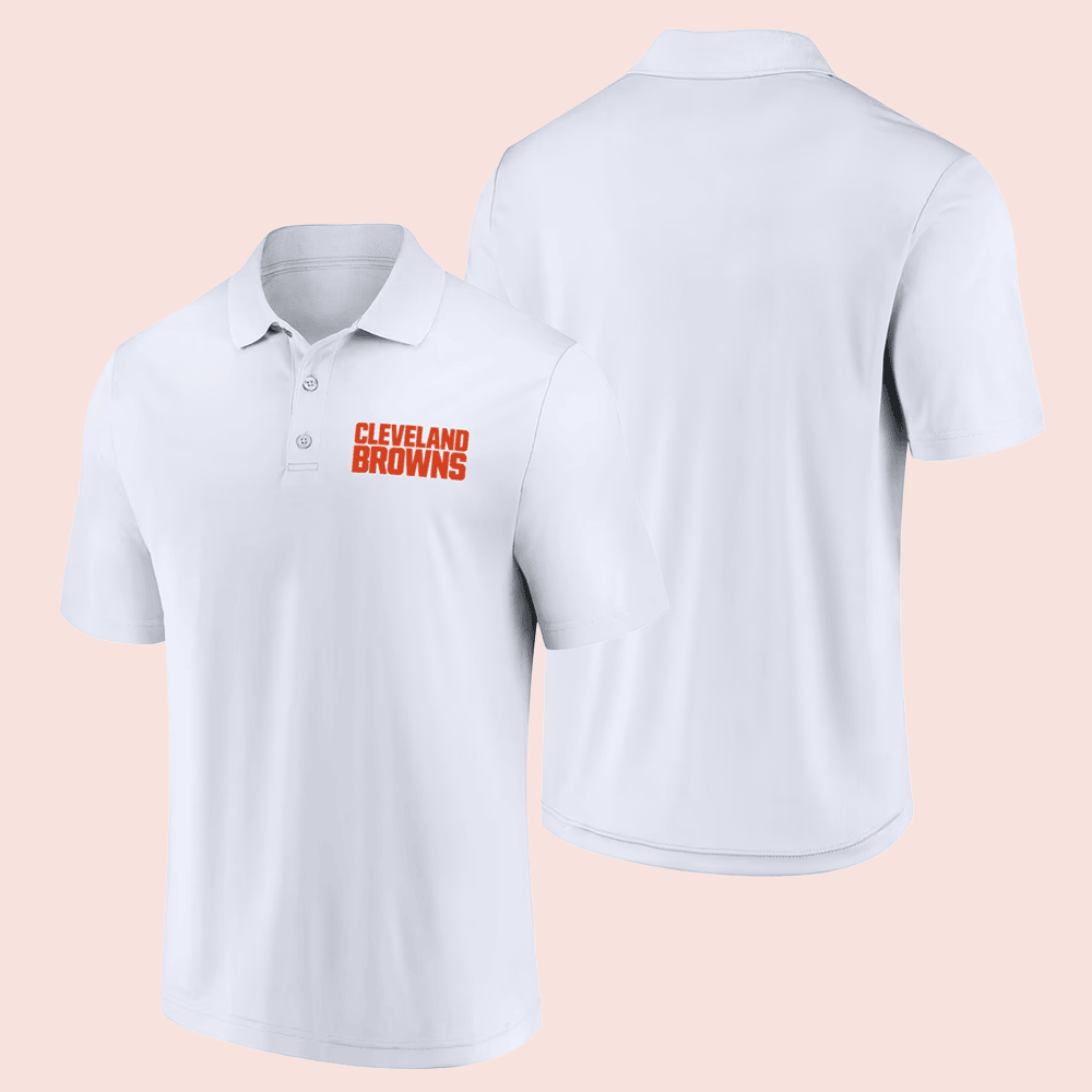 Cleveland Browns Merch Cleveland Browns Polo Shirt Men's Gift Ideas