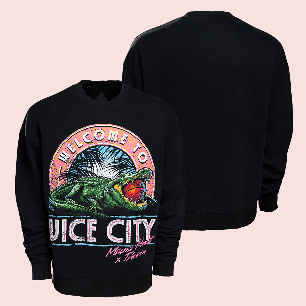 Vice City Merch Miami Heat Welcome To Vice City Sweatshirt Gift For Basketball Fans 1 - Unicasport Vice City Merch Miami Heat Welcome To Vice City Sweatshirt Gift For Basketball Fans