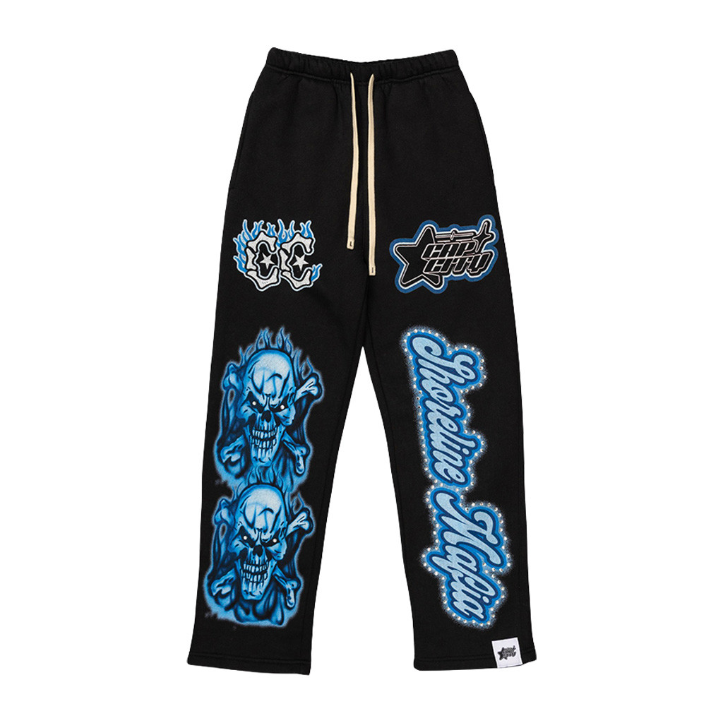 Shoreline Mafia Merch x Cap City AirBrush Sweatpants Gift For Hip Hop Lover 1 - Unicasport Shoreline Mafia Merch x Cap City AirBrush Sweatpants Gift For Hip Hop Lover