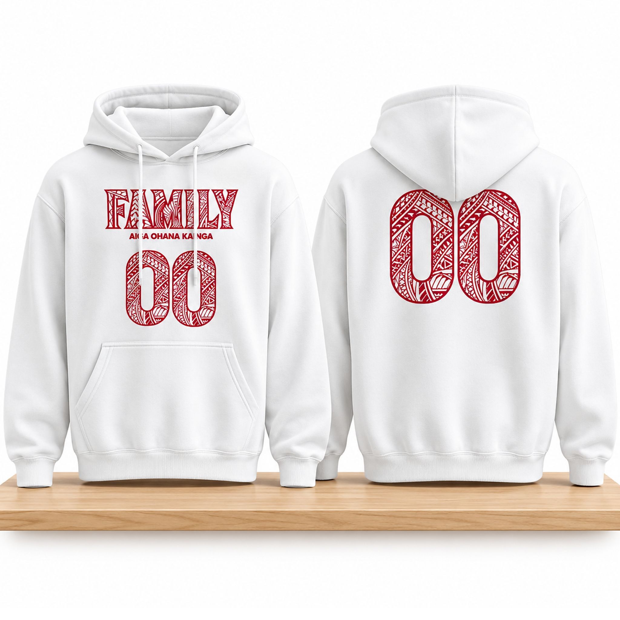 Custom Arizona Wildcats Football Polynesian Heritage Game Family Hoodie Fan Gear