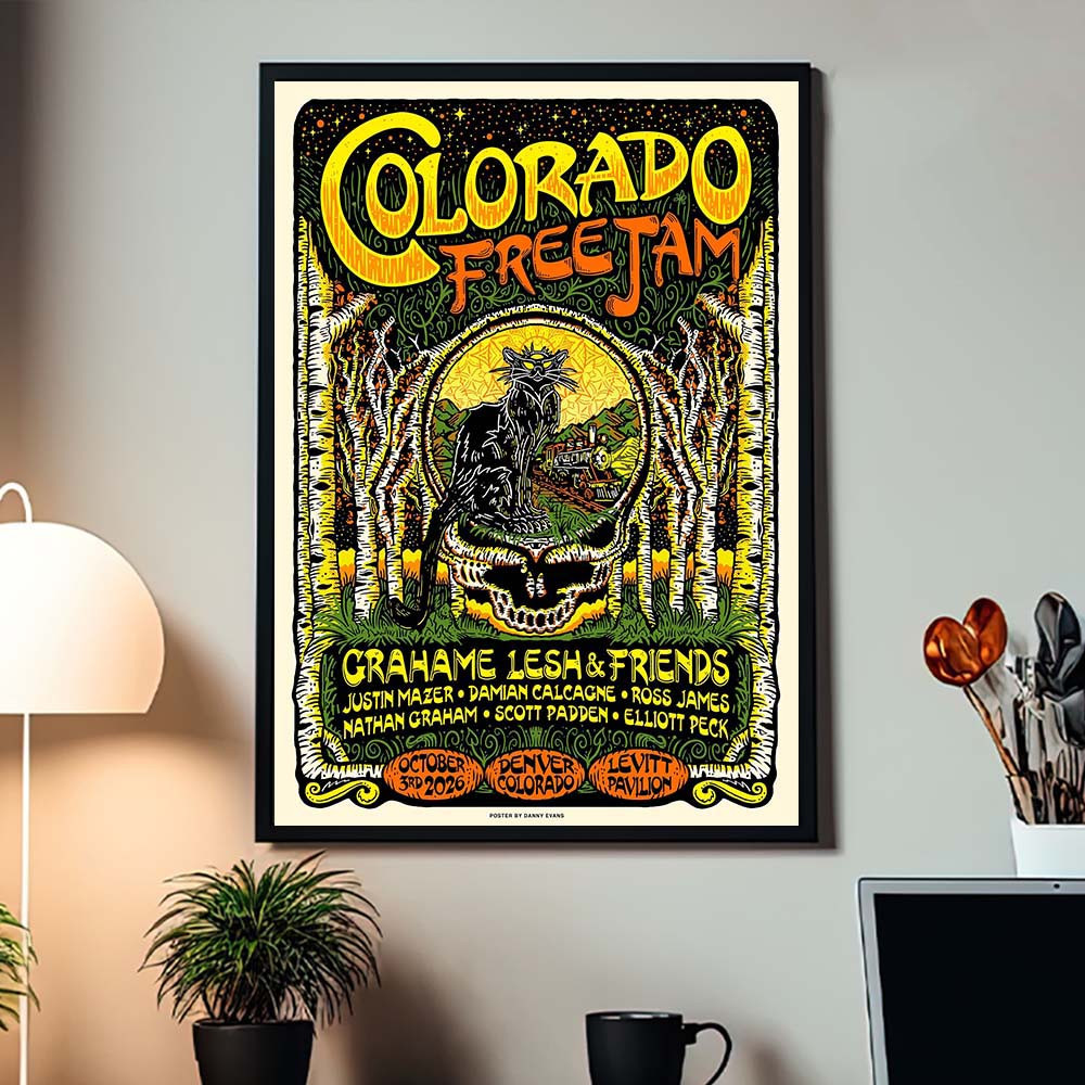 Colorado Free Jam Denver Colorado 2026 Event Poster Colorado Free Jam Poster Gift Ideas