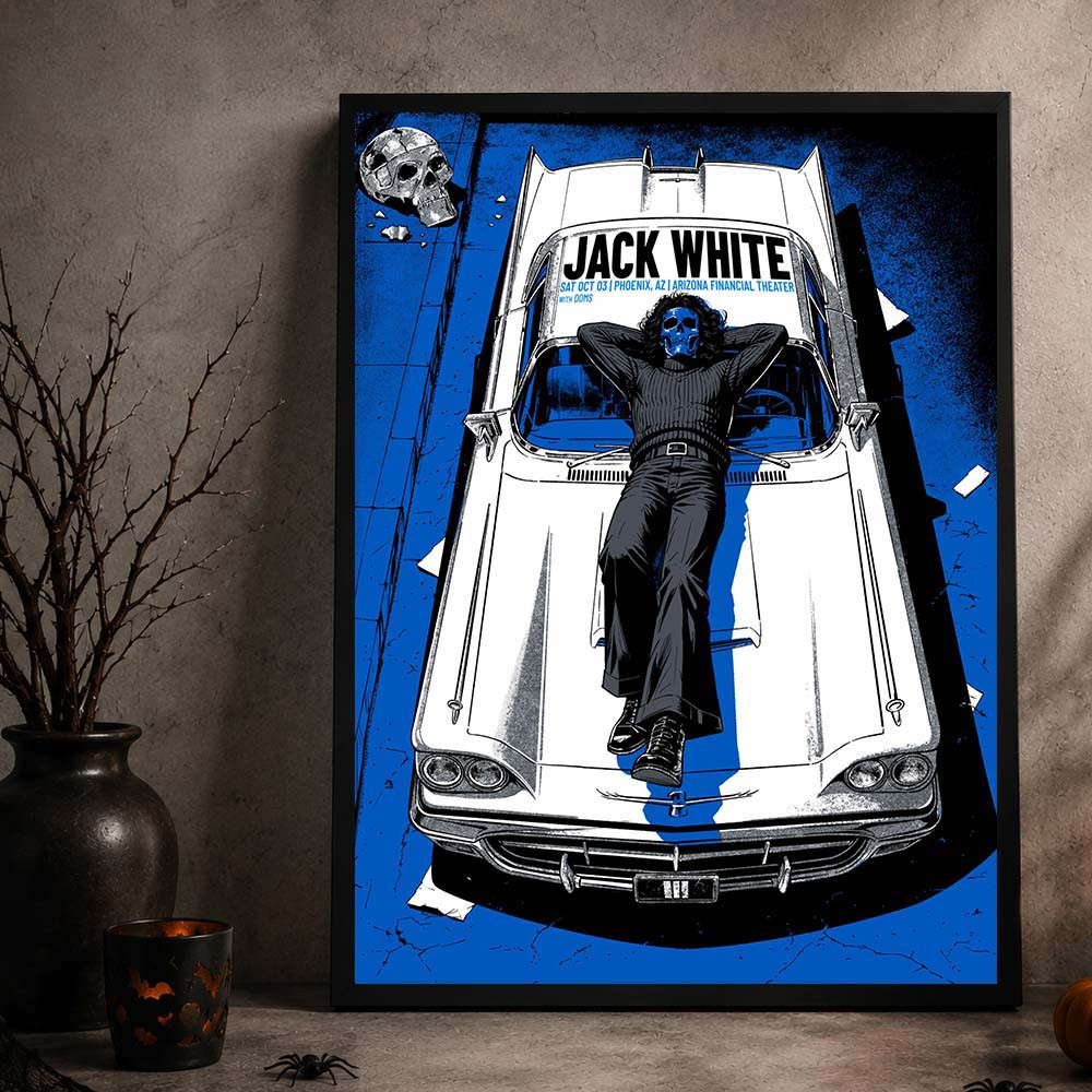 Jack White Phoenix AZ Event Poster Jack White Poster Presents For Fans