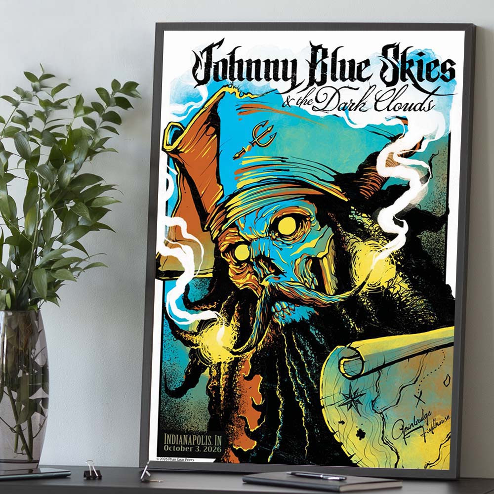 Johnny Blue Skies And The Dark Clouds Home Decor Poster Johnny Blue Skies Poster Gifts For Fan