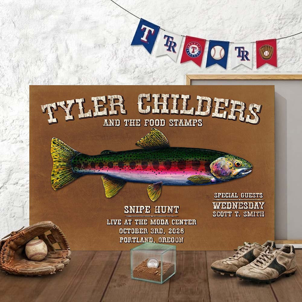 Tyler Childers Portland Oregon Event Poster Tyler Childers Poster Music Concert Gift Ideas