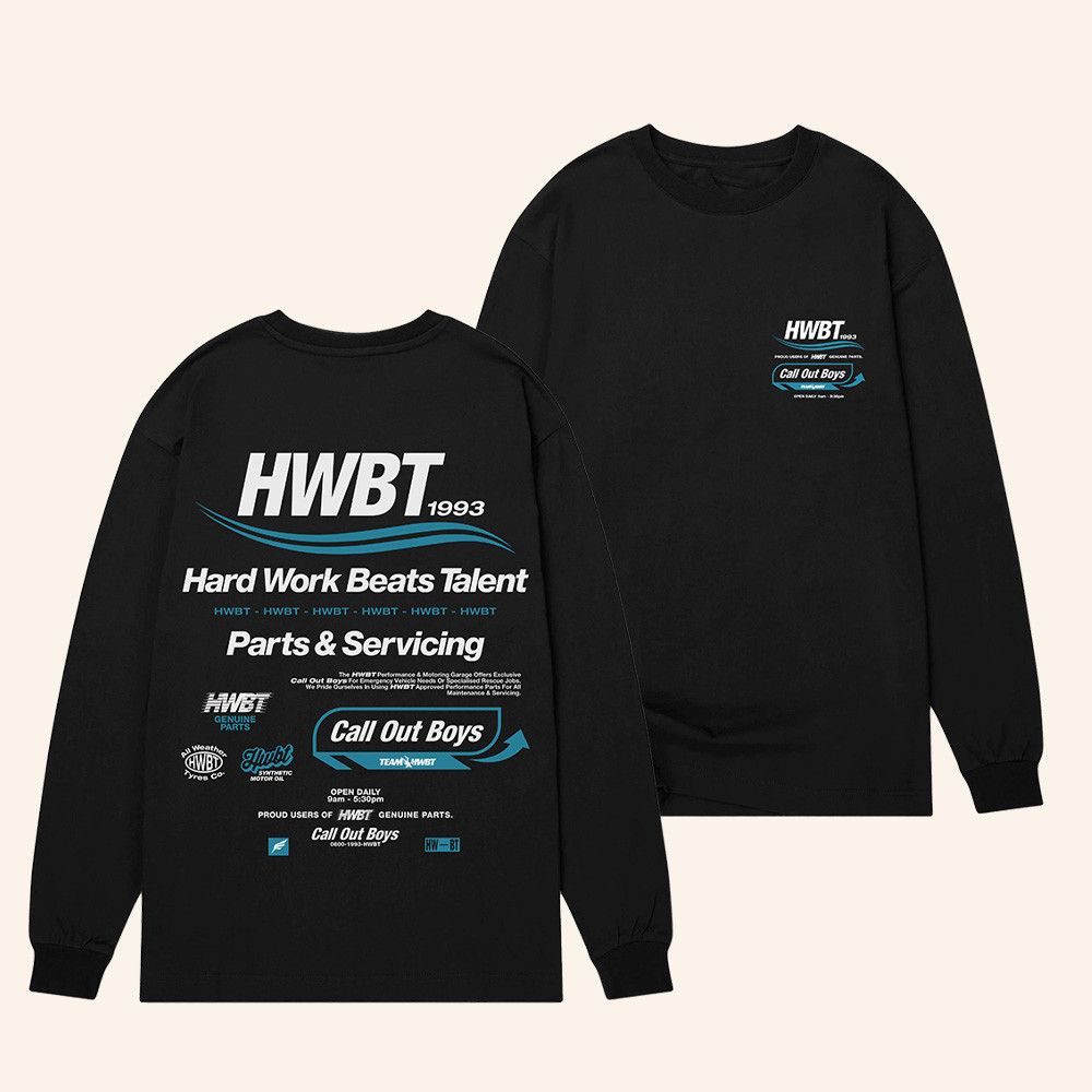 HWBT Merch Call Out Boys Long Sleeve Shirt Hard Work Beats Talent Apparel Mat Armstrong Fan Gift 1 - Unicasport HWBT Merch Call Out Boys Long Sleeve Shirt Hard Work Beats Talent Apparel Mat Armstrong Fan Gift