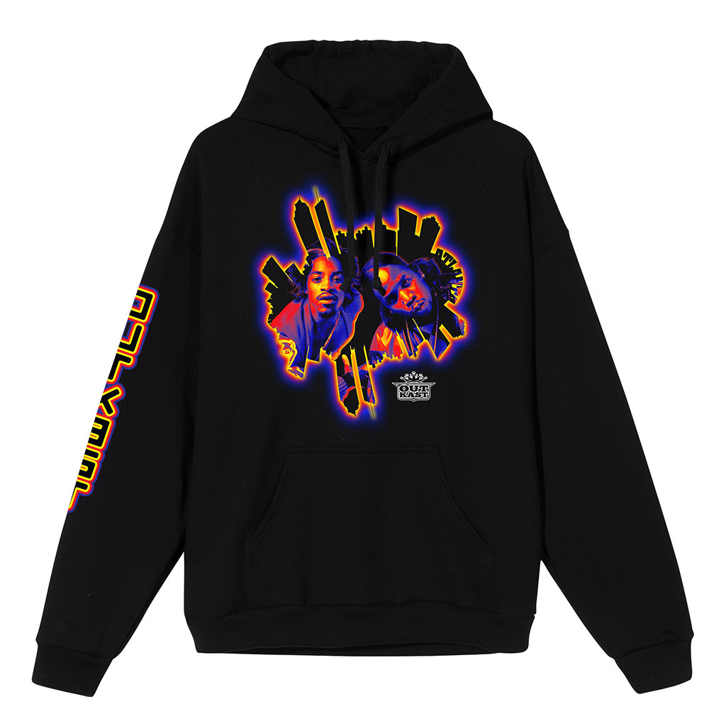 Outkast Merch Outkast Skyline Black Hoodie Outkast Hip Hop Lover Gift 1 - Unicasport Outkast Merch Outkast Skyline Black Hoodie Outkast Hip Hop Lover Gift