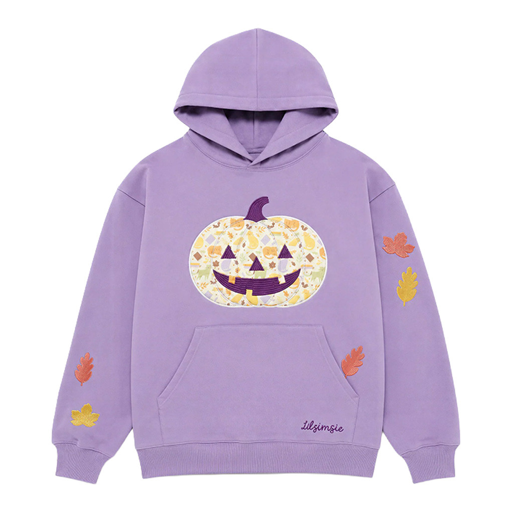 Lilsimsie Merch Glow In The Dark Purple Hoodie Gift For Best Friends 1 - Unicasport Lilsimsie Merch Glow In The Dark Purple Hoodie Gift For Best Friends