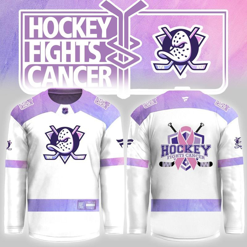 Anaheim Ducks Merch Hockey Fights Cancer Hockey Jersey Gift For Fan 1 - Unicasport Anaheim Ducks Merch Hockey Fights Cancer Hockey Jersey Gift For Fan