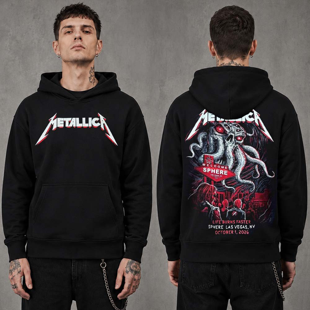 Metallica Merch Life Burns Faster Las Vegas 2026 Hoodie Gifts For Metallica Fans 1 - Unicasport Metallica Merch Life Burns Faster Las Vegas 2026 Hoodie Gifts For Metallica Fans