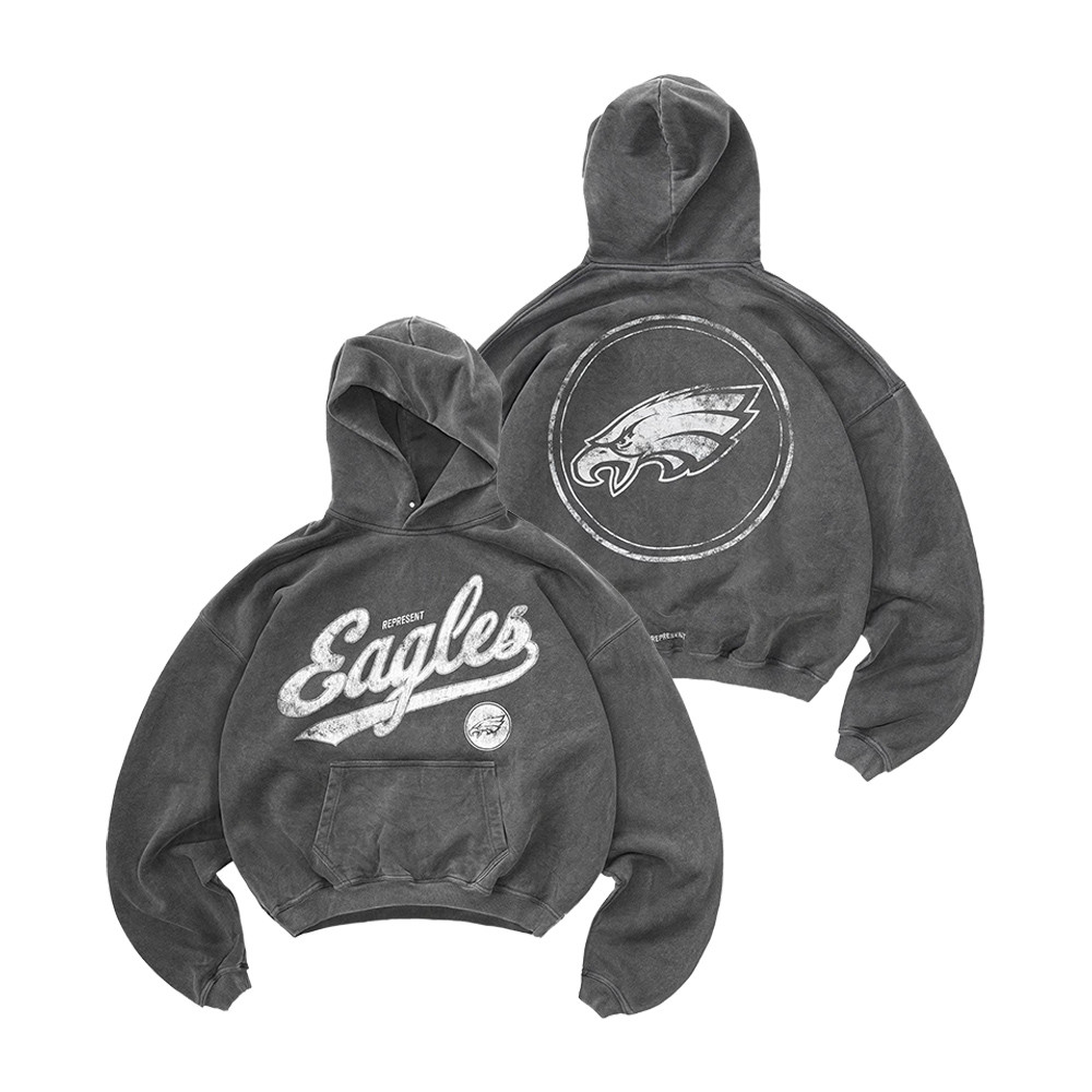 Represent x Eagles Football Hoodie Philadelphia Game Day Gear Sports Gift 1 - Unicasport Represent x Eagles Football Hoodie Philadelphia Game Day Gear Sports Gift