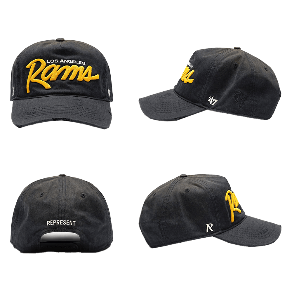 Represent X Rams Football Hat Rams Football Season Baseball Cap Gift For Fans