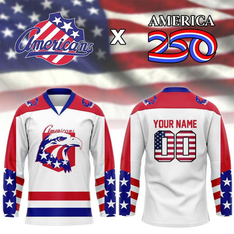 Custom Rochester Americans Merch x America 250 Hockey Jersey Gift For Veteran 1 - Unicasport Custom Rochester Americans Merch x America 250 Hockey Jersey Gift For Veteran