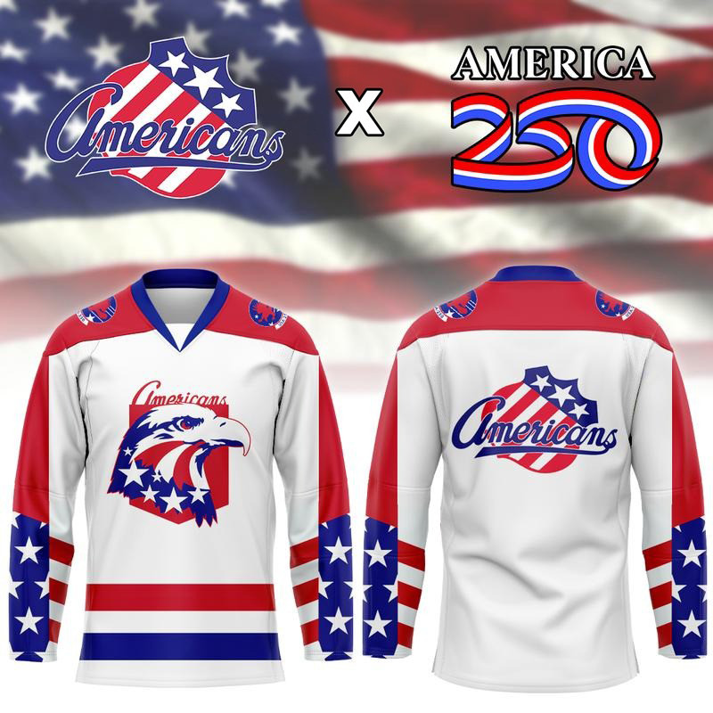 Rochester Americans Merch x America 250 Hockey Jersey Gift For Gam Day 1 - Unicasport Rochester Americans Merch x America 250 Hockey Jersey Gift For Gam Day