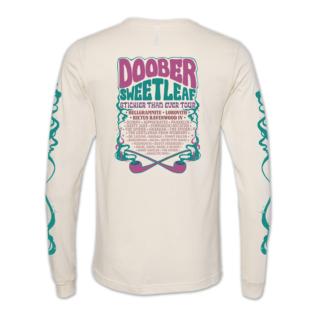 Mcelroy Merch Doober Sweetleaf Long Sleeve Shirt Gift For TAZ Podcast Fans 1 - Unicasport Mcelroy Merch Doober Sweetleaf Long Sleeve Shirt Gift For TAZ Podcast Fans