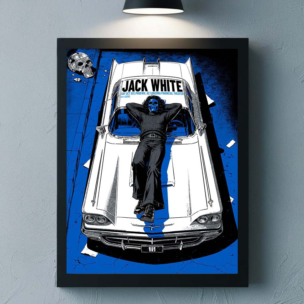 Jack White Tonight Show In Phoenix AZ Poster Jack White Poster Presents For Music Lover