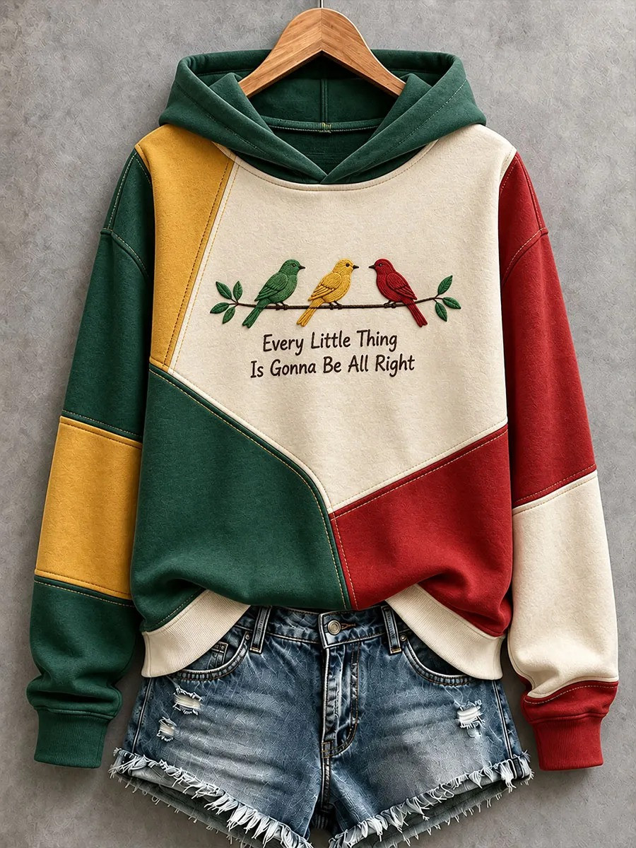 Every Little Thing Is Gonna Be All Right Hoodie Reggae Inspired Hooded Sweatshirt 1 - Unicasport Every Little Thing Is Gonna Be All Right Hoodie Reggae Inspired Hooded Sweatshirt