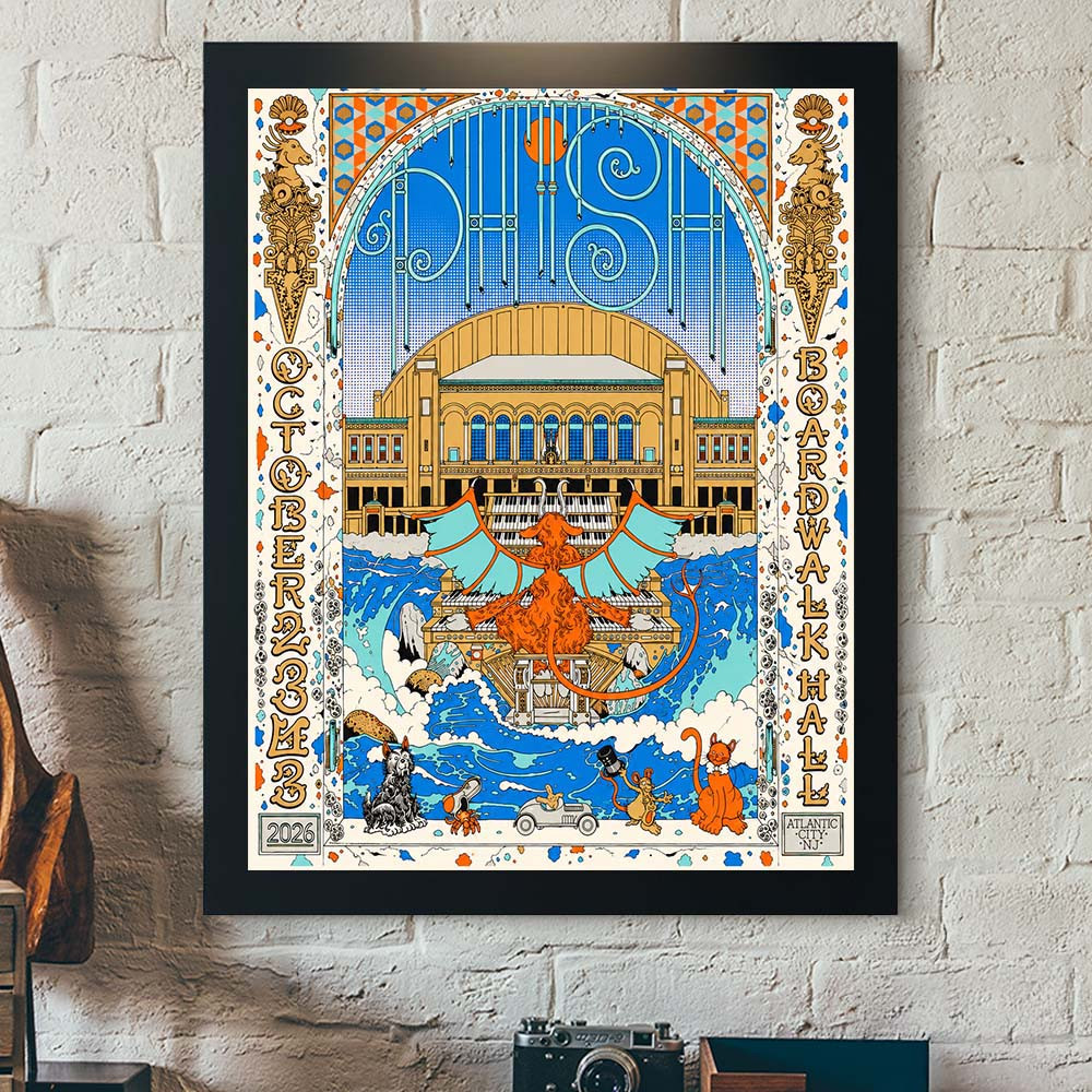 Phish Dry Goods Atlantic City NJ 2026 Poster Phisy Dry Good Poster Gifts For Fans