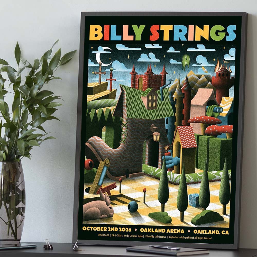 Billy Strings Oakland CA Event Poster Billy Strings Concert Poster Music Lover Presents