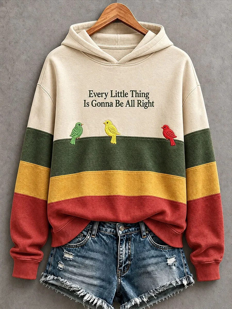 Every Little Thing Is Gonna Be All Right Hoodie Reggae Inspired Clothing Gifts For Friend 1 - Unicasport Every Little Thing Is Gonna Be All Right Hoodie Reggae Inspired Clothing Gifts For Friend