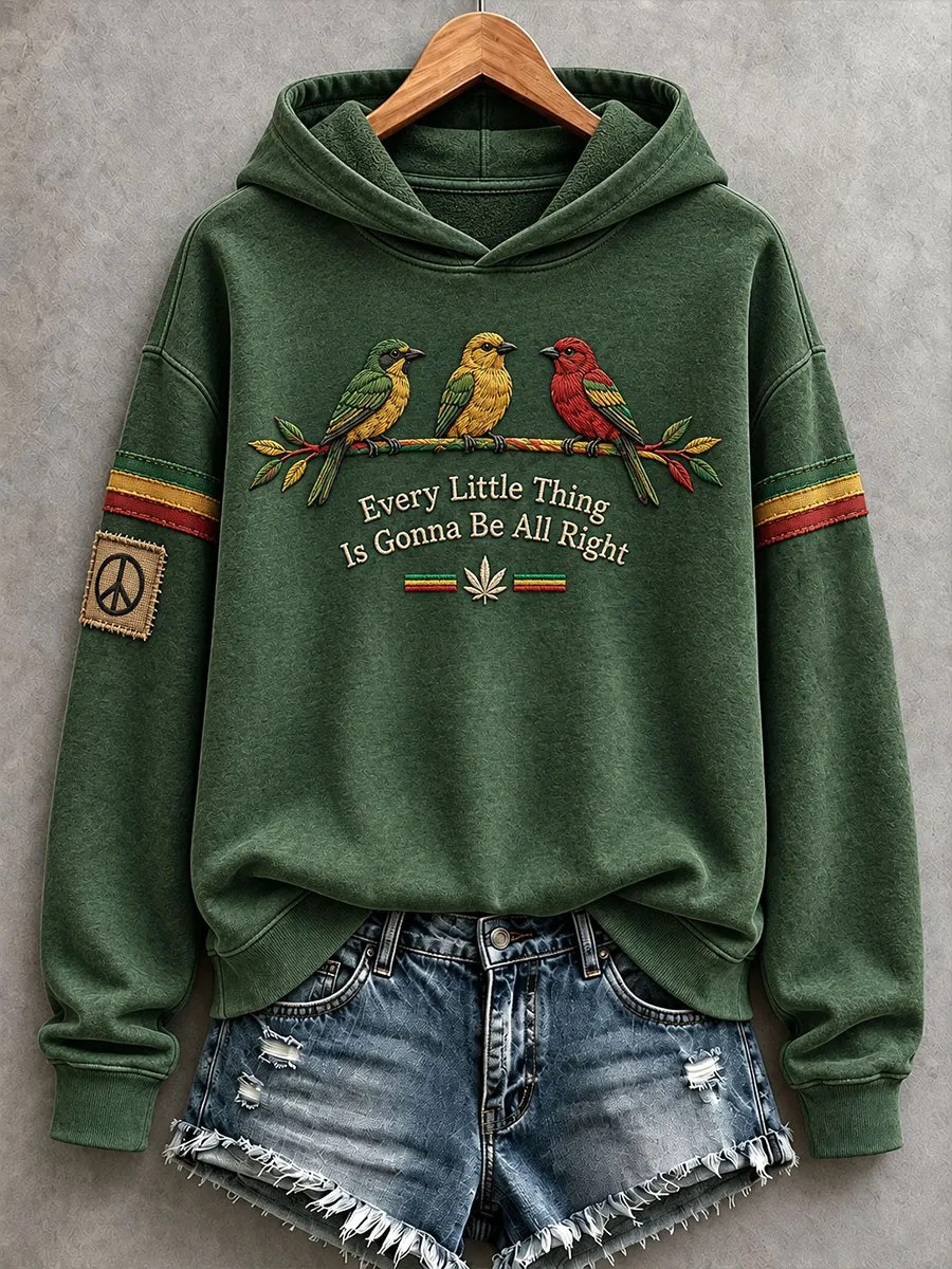 Every Little Thing Is Gonna Be All Right Hoodie Reggae Inspired Hoodie Gift Ideas For Mom 1 - Unicasport Every Little Thing Is Gonna Be All Right Hoodie Reggae Inspired Hoodie Gift Ideas For Mom