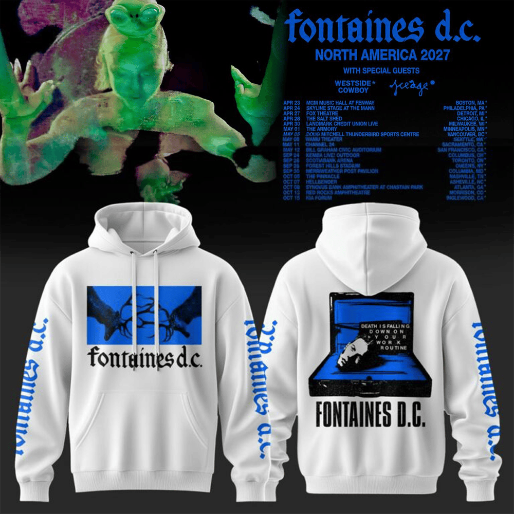 Fontaines D.C. Merch North America 2027 Tour Hoodie Perfect Concert Fans Gift 1 - Unicasport Fontaines D.C. Merch North America 2027 Tour Hoodie Perfect Concert Fans Gift