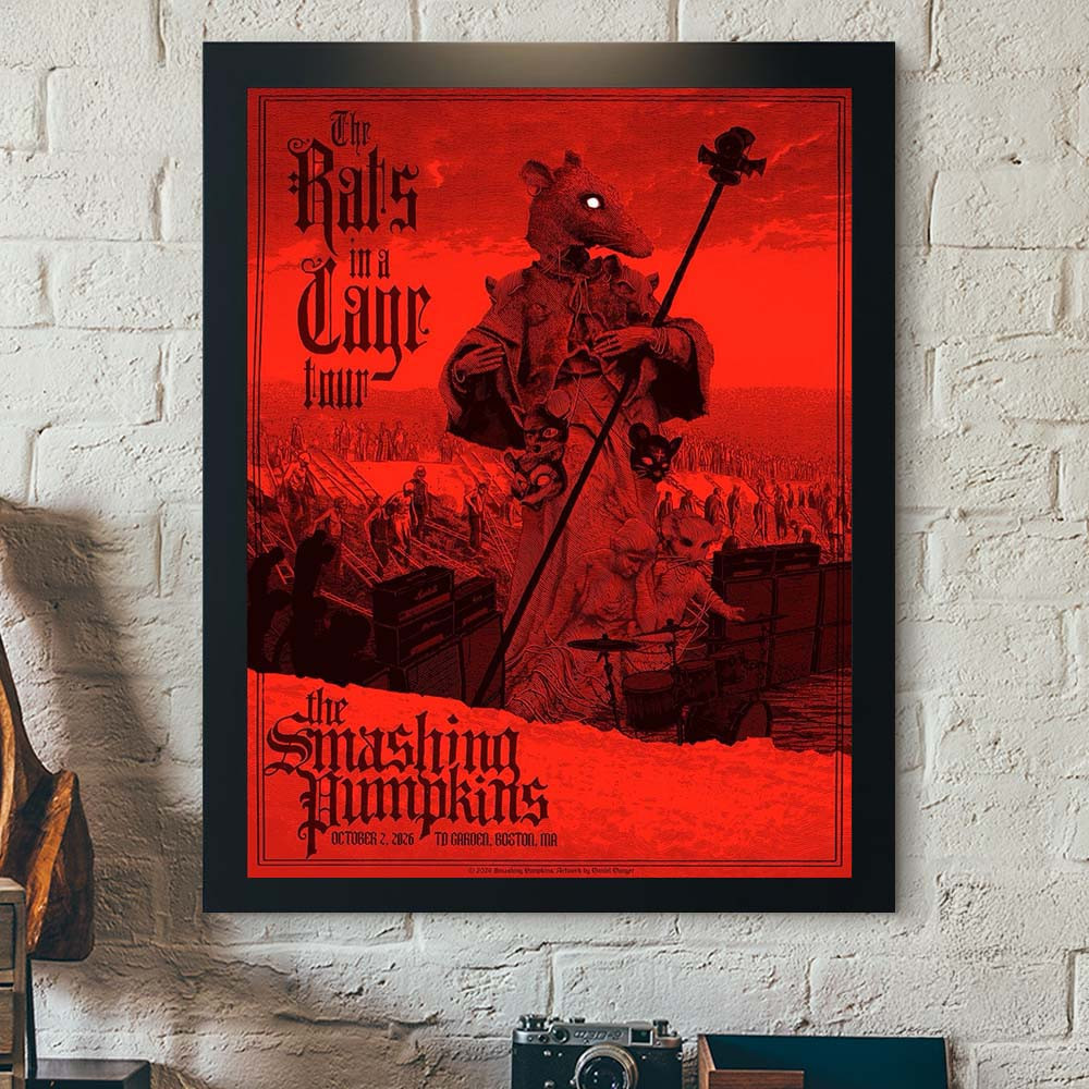 The Smashing Pumpkins Boston MA Gig Poster 2026 The Smashing Pumpkins Poster Music Fan Gifts
