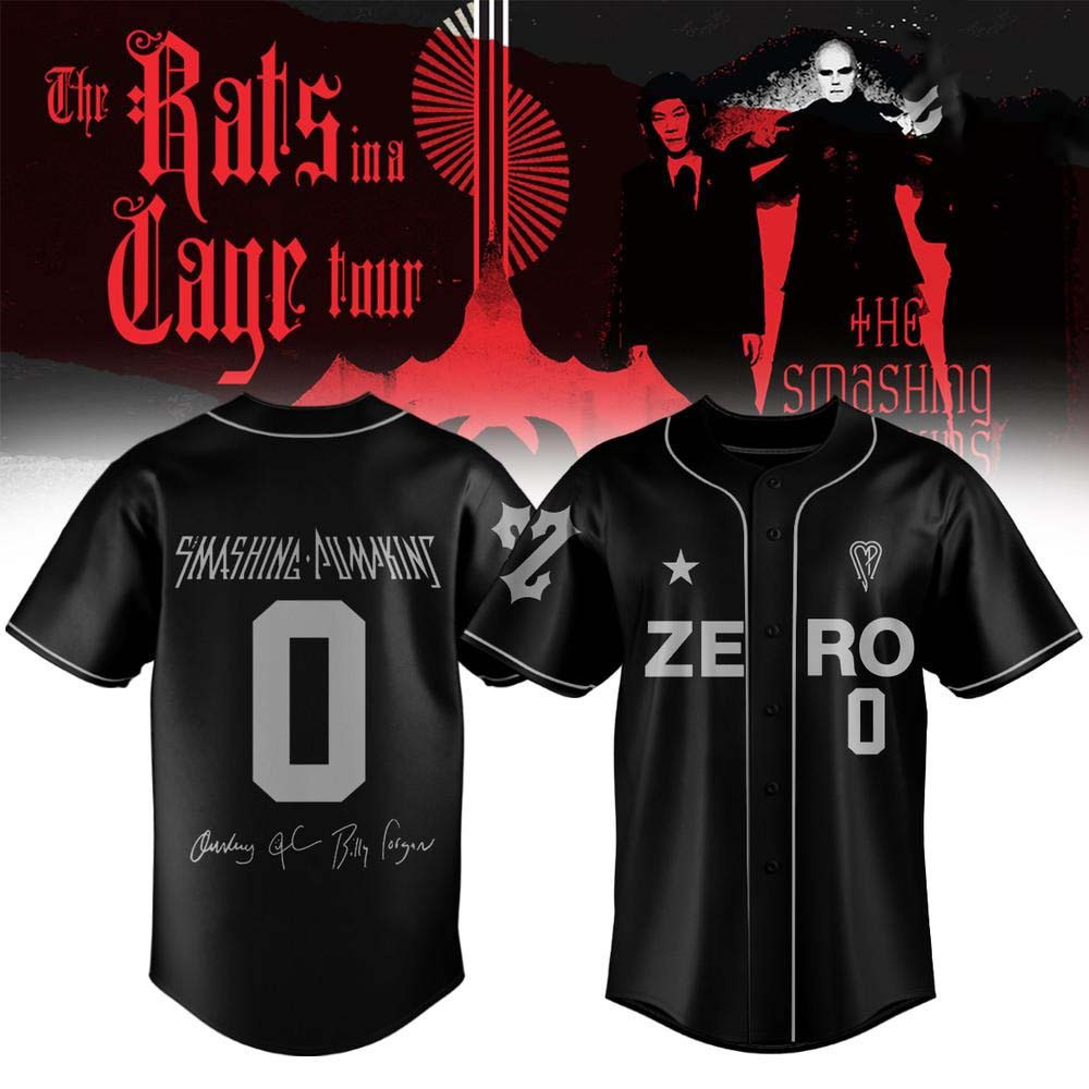 The Smashing Pumpkins Merch The Rats In A Cage Tour 2026 Baseball Jersey Shirt Rock Fans Gear 1 - Unicasport The Smashing Pumpkins Merch The Rats In A Cage Tour 2026 Baseball Jersey Shirt Rock Fans Gear