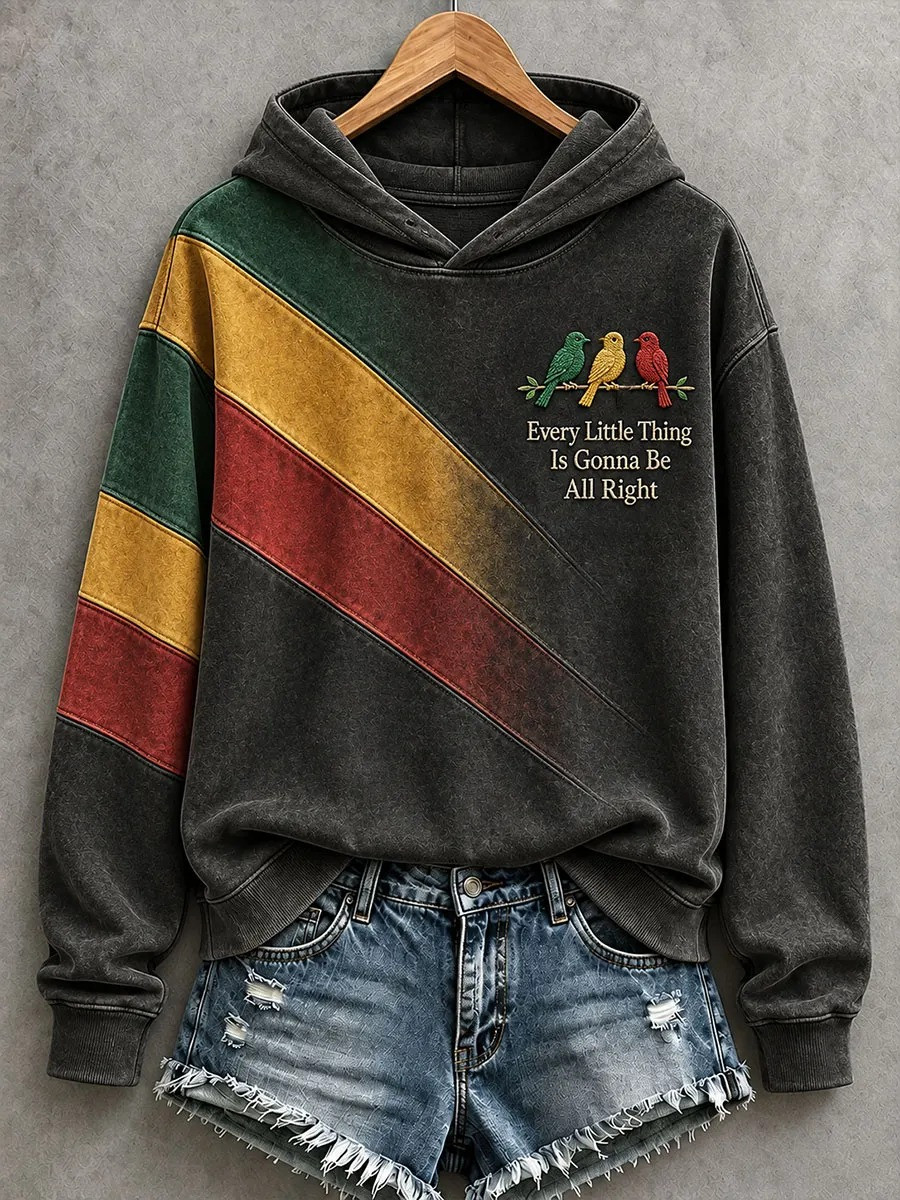 Every Little Thing Is Gonna Be All Right Hoodie Reggae Inspired Apparel Gifts For BFF 1 - Unicasport Every Little Thing Is Gonna Be All Right Hoodie Reggae Inspired Apparel Gifts For BFF