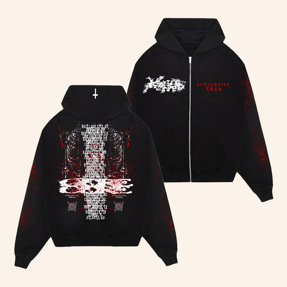 Ken Carson Merch XTagonist Tour Zip Up Hoodie Ken Carson Concert Outfits Gifts For Men