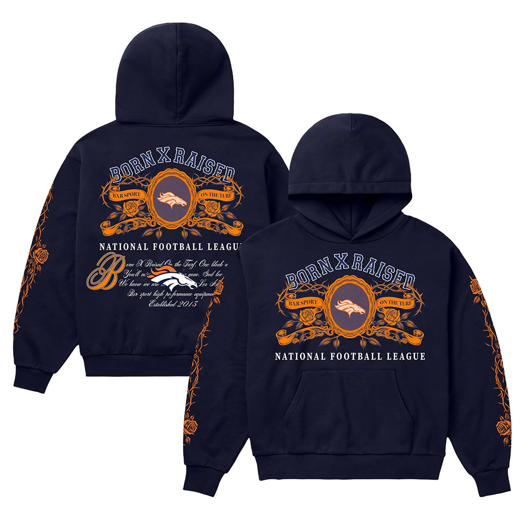 Denver Broncos Born X Raised NFL Merch Denver Broncos Crest Hoodie Football Fan Gift Ideas 1 - Unicasport Denver Broncos Born X Raised NFL Merch Denver Broncos Crest Hoodie Football Fan Gift Ideas