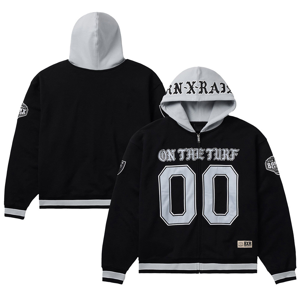 Las Vegas Raiders Born X Raised NFL Merch LV Raiders On The Turf Zip Hoodie Great Football Gift 1 - Unicasport Las Vegas Raiders Born X Raised NFL Merch LV Raiders On The Turf Zip Hoodie Great Football Gift