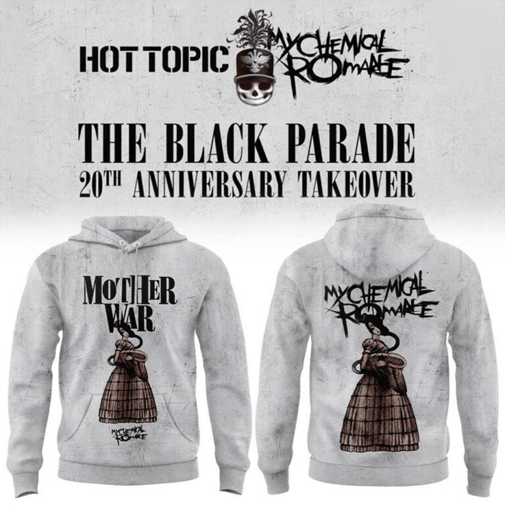 My Chemical Romance Merch The Black Parade 20th Anniversary 2026 Hoodie Gift For Rock Fans 1 - Unicasport My Chemical Romance Merch The Black Parade 20th Anniversary 2026 Hoodie Gift For Rock Fans
