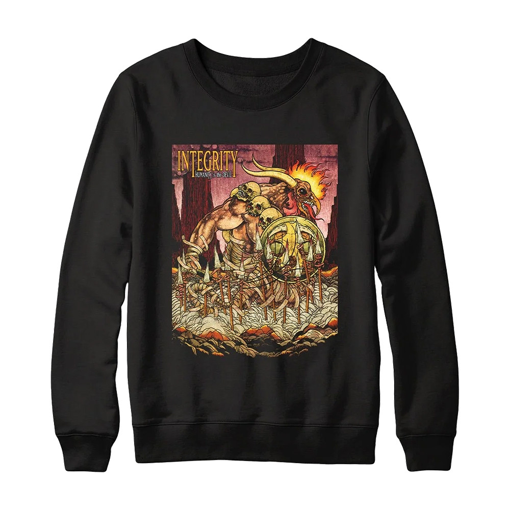 Integrity Humanity Is The Devil Cover Sweatshirt Torena Inc Clothing Gift For Loved Ones 1 - Unicasport Integrity Humanity Is The Devil Cover Sweatshirt Torena Inc Clothing Gift For Loved Ones