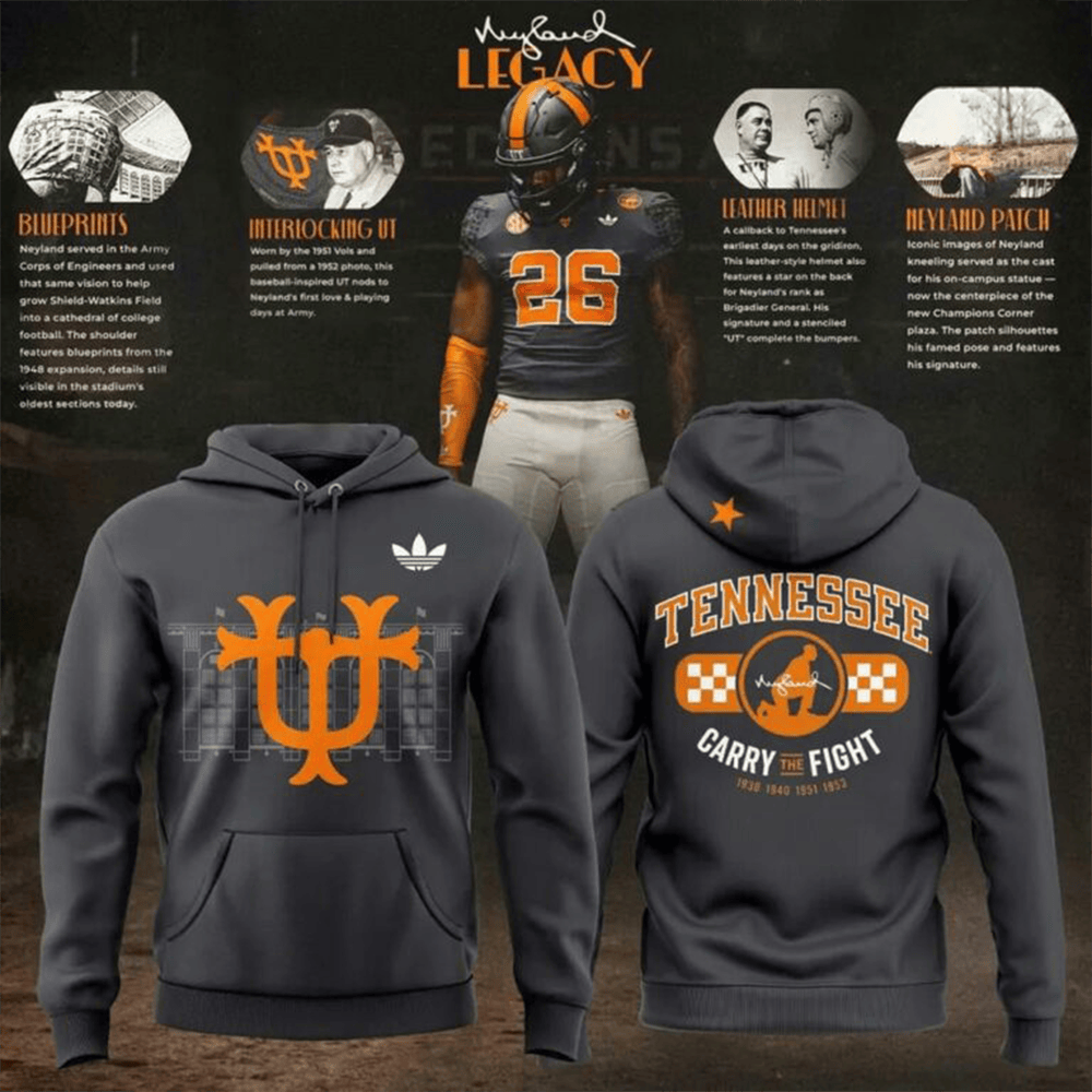 Tennessee Volunteers Merch Neyland Legacy 2026 Hoodie Best Gift For Football Fans 1 - Unicasport Tennessee Volunteers Merch Neyland Legacy 2026 Hoodie Best Gift For Football Fans