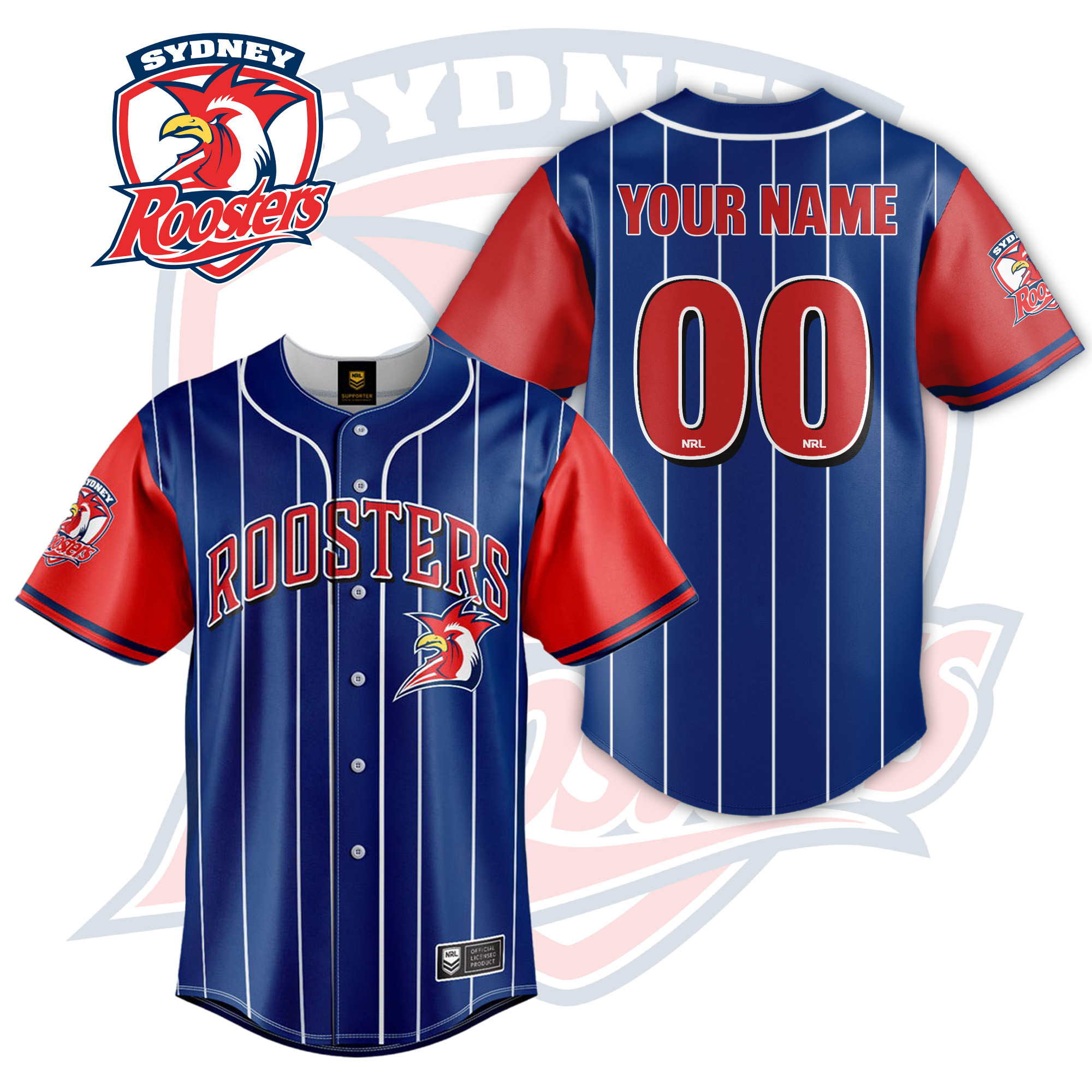 Personalized Sydney Roosters Merch 2026 NRL Jersey Sydney Roosters Gear Gifts For Fan 1 - Unicasport Personalized Sydney Roosters Merch 2026 NRL Jersey Sydney Roosters Gear Gifts For Fan