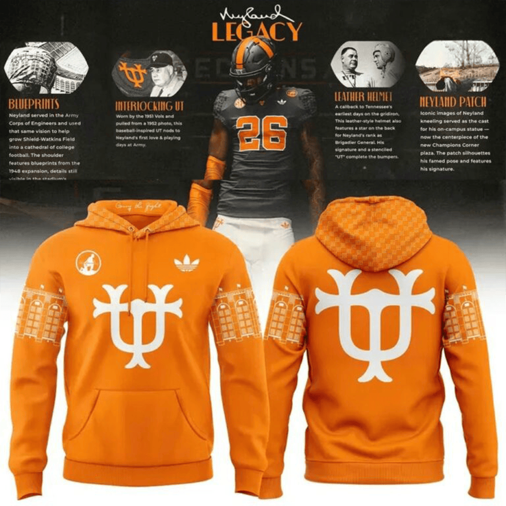 Tennessee Volunteers Merch Neyland Legacy 2026 Hoodie Football Enthusiasts Gift 1 - Unicasport Tennessee Volunteers Merch Neyland Legacy 2026 Hoodie Football Enthusiasts Gift