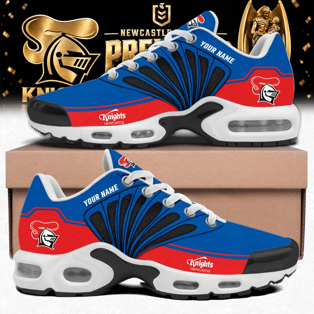 Personalized Newcastle Knights 2026 NRL Premiers Sneaker Newcastle Knights Merch Fan Gear