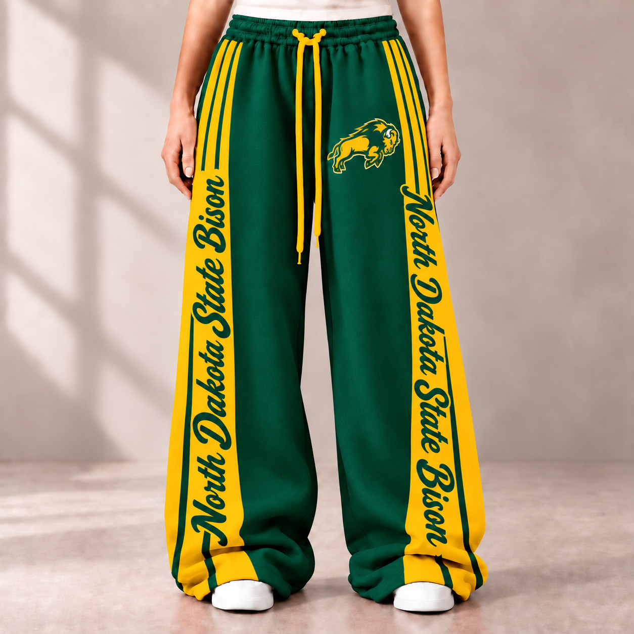 North Dakota State Bison Merch Sweatpants State Bison Football Wear Game Day Gift 1 - Unicasport North Dakota State Bison Merch Sweatpants State Bison Football Wear Game Day Gift